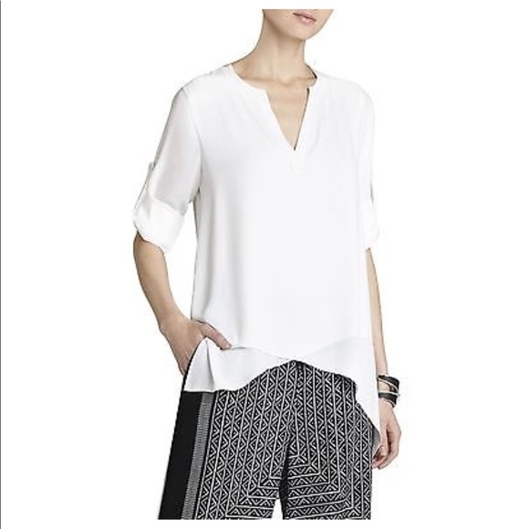 BCBGMaxAzria Tops - BCBGMaxAzria White Maxie Top